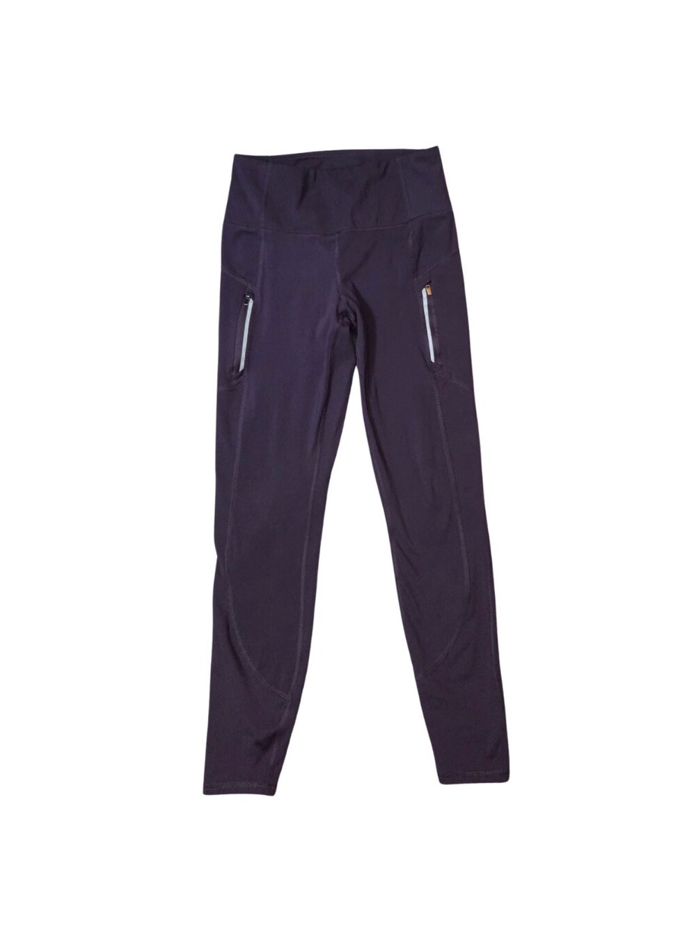 Member's Mark Womens S Everyday High Rise Extra Warm Leggings Purple Hiking Camp